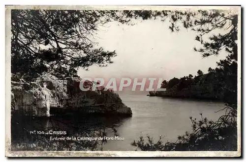 Cartes postales Cassis Entree dela Calanque de Port Miou