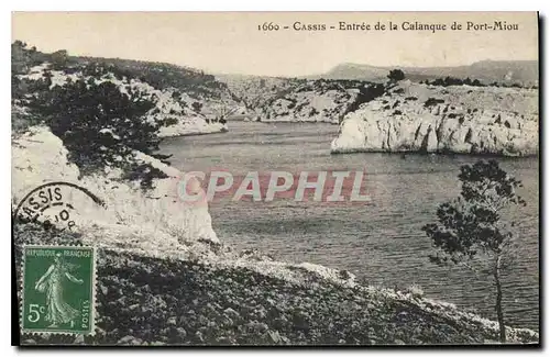 Cartes postales Cassis Entree dela Calanque de Port Miou