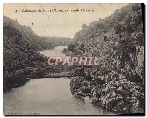 Ansichtskarte AK Calanque de Port Miou extremite Cassis