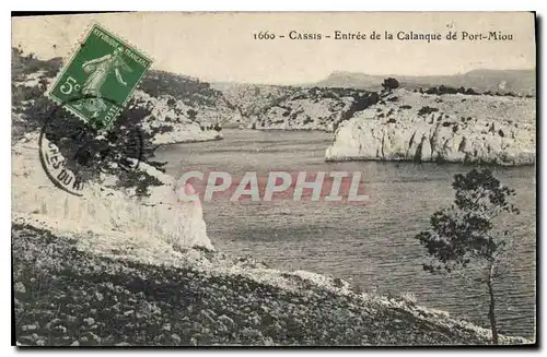 Cartes postales Cassis Entree dela Calanque de Port Miou