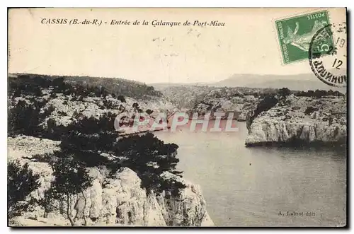 Cartes postales Cassis B du R entree de la Calanque de Port Miou