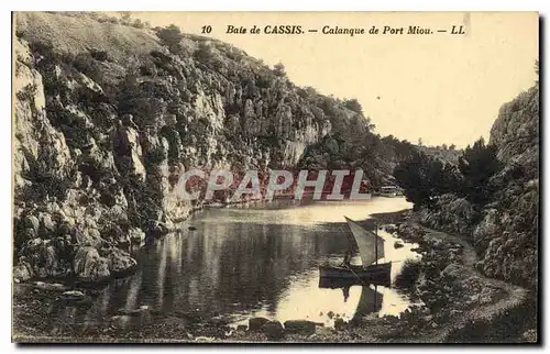 Ansichtskarte AK Baie de Cassis Calanque de Port Miou