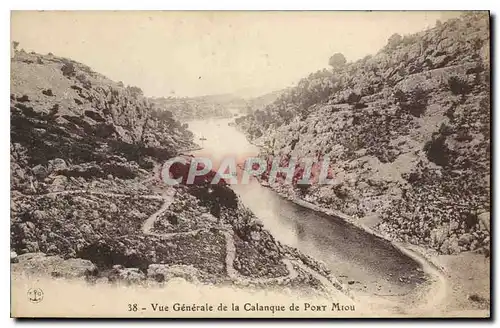 Cartes postales Vue generale de la Calanque de Port Miou