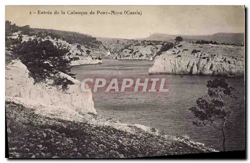 Cartes postales Entree de la Calanque de Port Miou Cassis