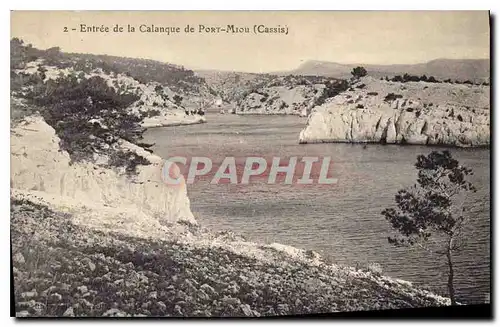 Cartes postales Entree de la Calanque de Port Miou Cassis