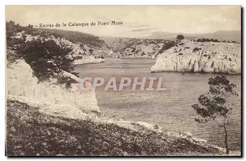 Cartes postales Entree de la Calanque de Port Miou