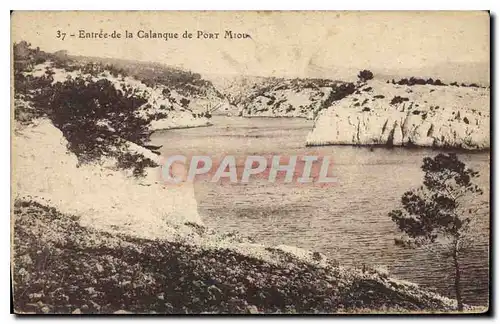 Cartes postales Entree de la Calanque de Port Miou