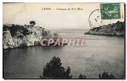 Cartes postales Cassis Calanque de Port Miou