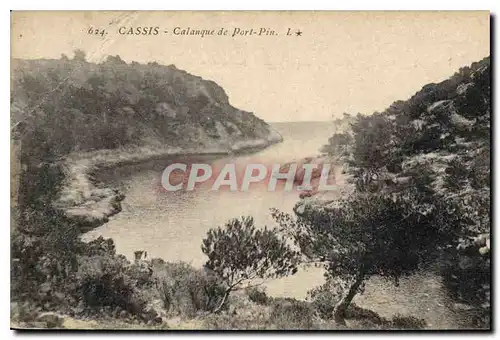 Cartes postales Cassis Calanque de Port Pin