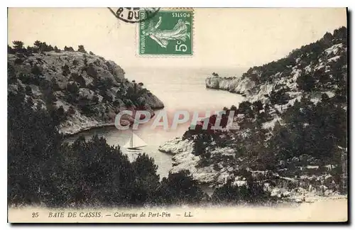 Cartes postales Baie de Cassis Calanque de Port Pin