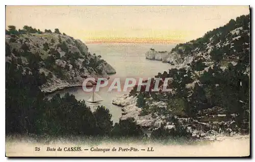 Cartes postales Baie de Cassis Calanque de Port Pin