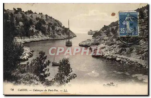 Cartes postales Cassis Calanque de Port Pin