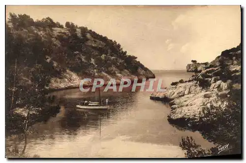 Cartes postales Sites de Provence Littoral de Marseille Cassis Calanque de Port Pin