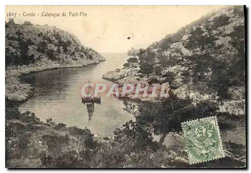 Cartes postales Cassis Calanque de Port Pin