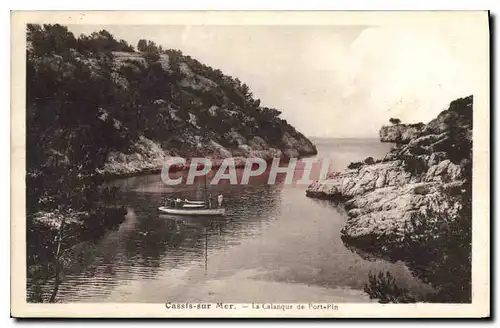 Ansichtskarte AK Cassis sur Mer la Calanque de Port Pin