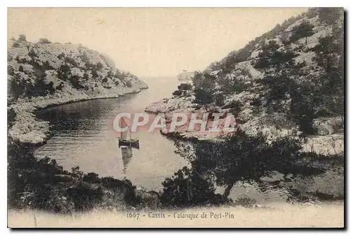 Cartes postales Cassis Calanque de Port Pin