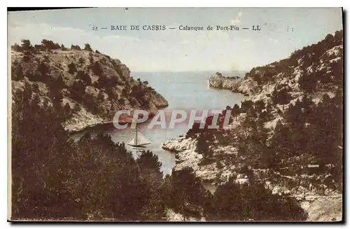 Cartes postales Baie de Cassis Calanque de Port Pin