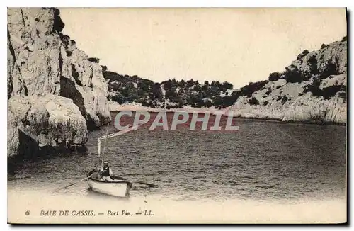 Cartes postales Baie de Cassis Port Pin