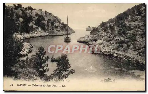 Cartes postales Cassis Calanque de Port Pin