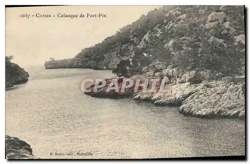 Cartes postales Cassis Calanque de Port Pin