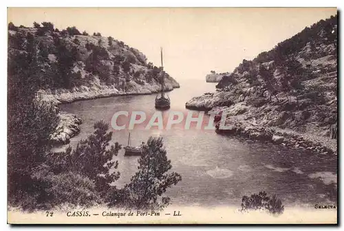 Cartes postales Cassis Calanque de Port Pin