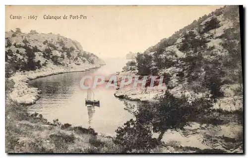 Cartes postales Cassis Calanque de Port Pin