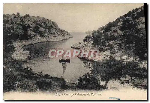 Cartes postales Cassis Calanque de Port Pin