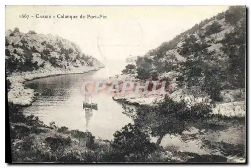 Cartes postales Cassis Calanque de Port Pin