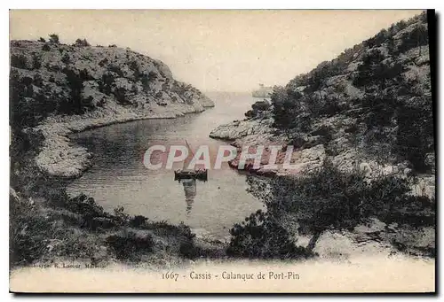 Cartes postales Cassis Calanque de Port Pin