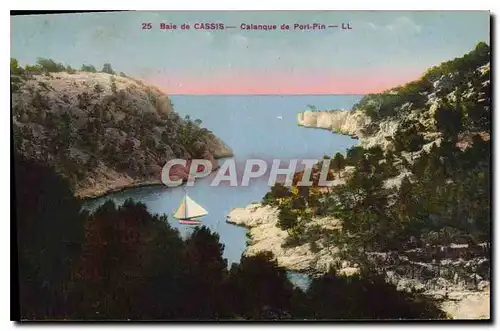 Cartes postales Baie de Cassis Calanque de Port Pin