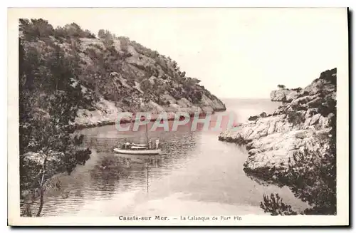 Ansichtskarte AK Cassis sur Mer la Calanque de Port Pin