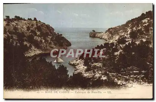 Cartes postales Baie de Cassis Calanque de Port Pin