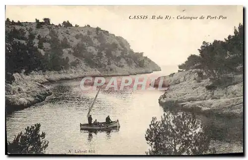 Cartes postales Cassis B du R Calanque de Port Pin