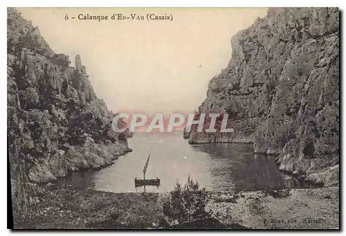 Cartes postales Calanque d'En Vau Cassis