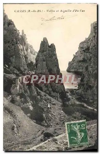 Cartes postales Cassis B du Rh Vallon et Aiguille d'En Vau