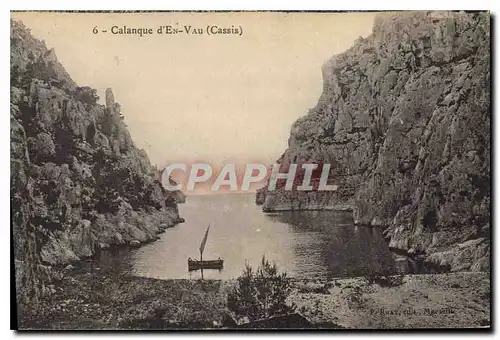 Cartes postales Calanque d'En Vau Cassis