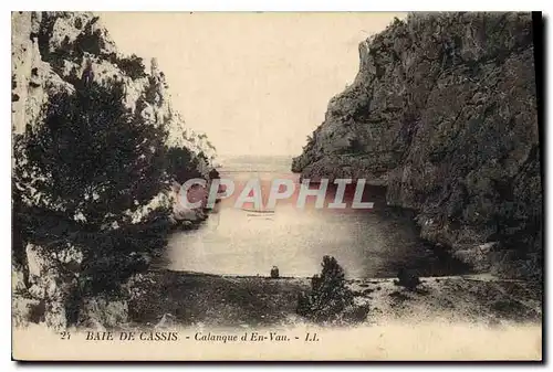 Cartes postales Baie de Cassis Calanque d'En Vau