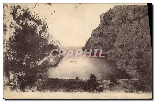 Cartes postales Baie de Cassis Calanque d'En Vau