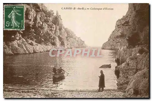 Cartes postales Cassis B du R Calanque d'Envau