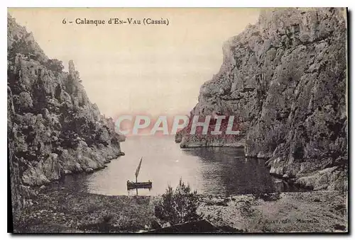 Cartes postales Calanque d'En Vau Cassis