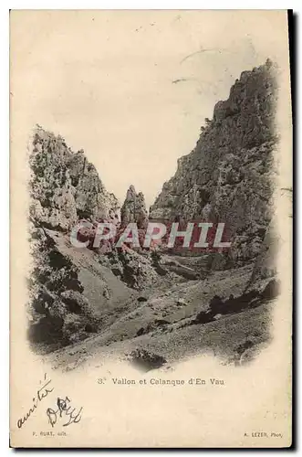 Cartes postales Vallon et Calanque d'En Vau