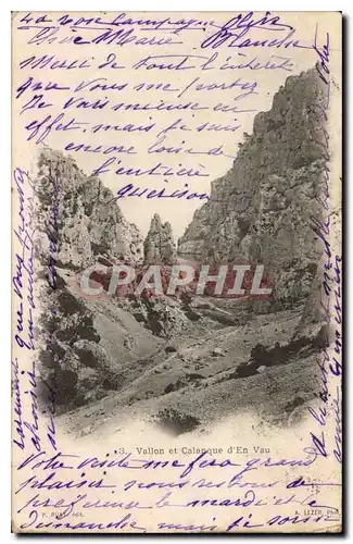 Cartes postales Vallon et Calanque d'En Vau