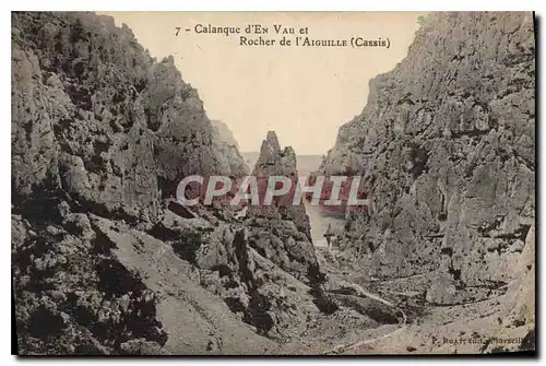 Ansichtskarte AK Calanque d'En Vau et Rocher de l'Aiguille Cassis