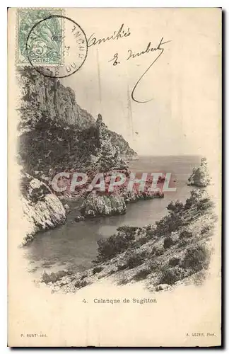 Cartes postales Calanque de Sugitton