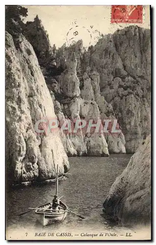 Ansichtskarte AK Baie de Cassis Calanque de l'Oule