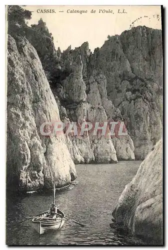 Ansichtskarte AK Cassis Calanque de l'Oule