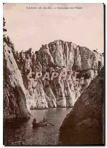 Cartes postales Cassis B du R Calanque de l'Oule