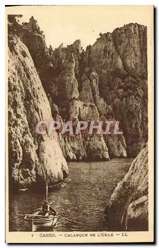 Ansichtskarte AK Cassis Calanque de l'Oule