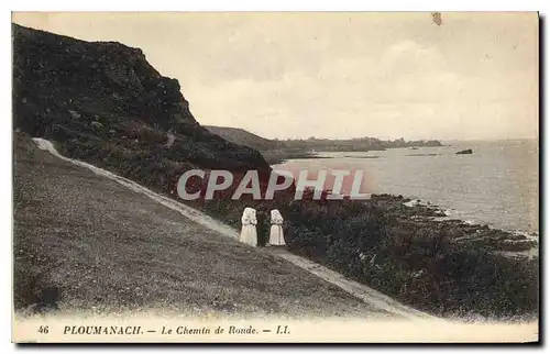 Cartes postales Ploumanach le chemin de Ronde