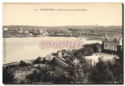 Cartes postales Ploumanach le port et Panorama de la Clarte